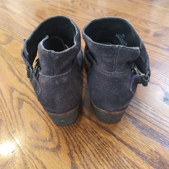 Free People Tortuga Leather Buckle Ankle Boots - Picture 13 of 15